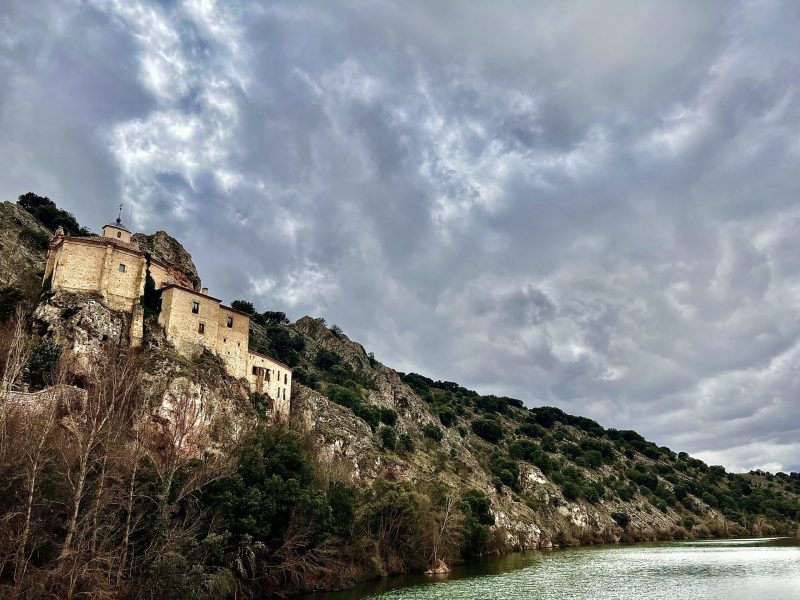 Hermitage of San Saturio in Soria province of Castilla y Leon Autonomous Community of Spain, Europe